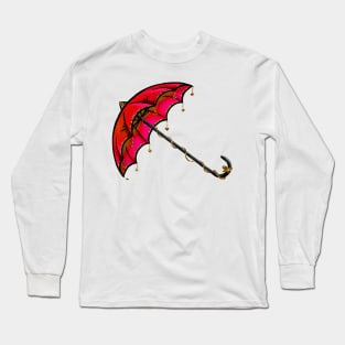 Red Umbrella Long Sleeve T-Shirt